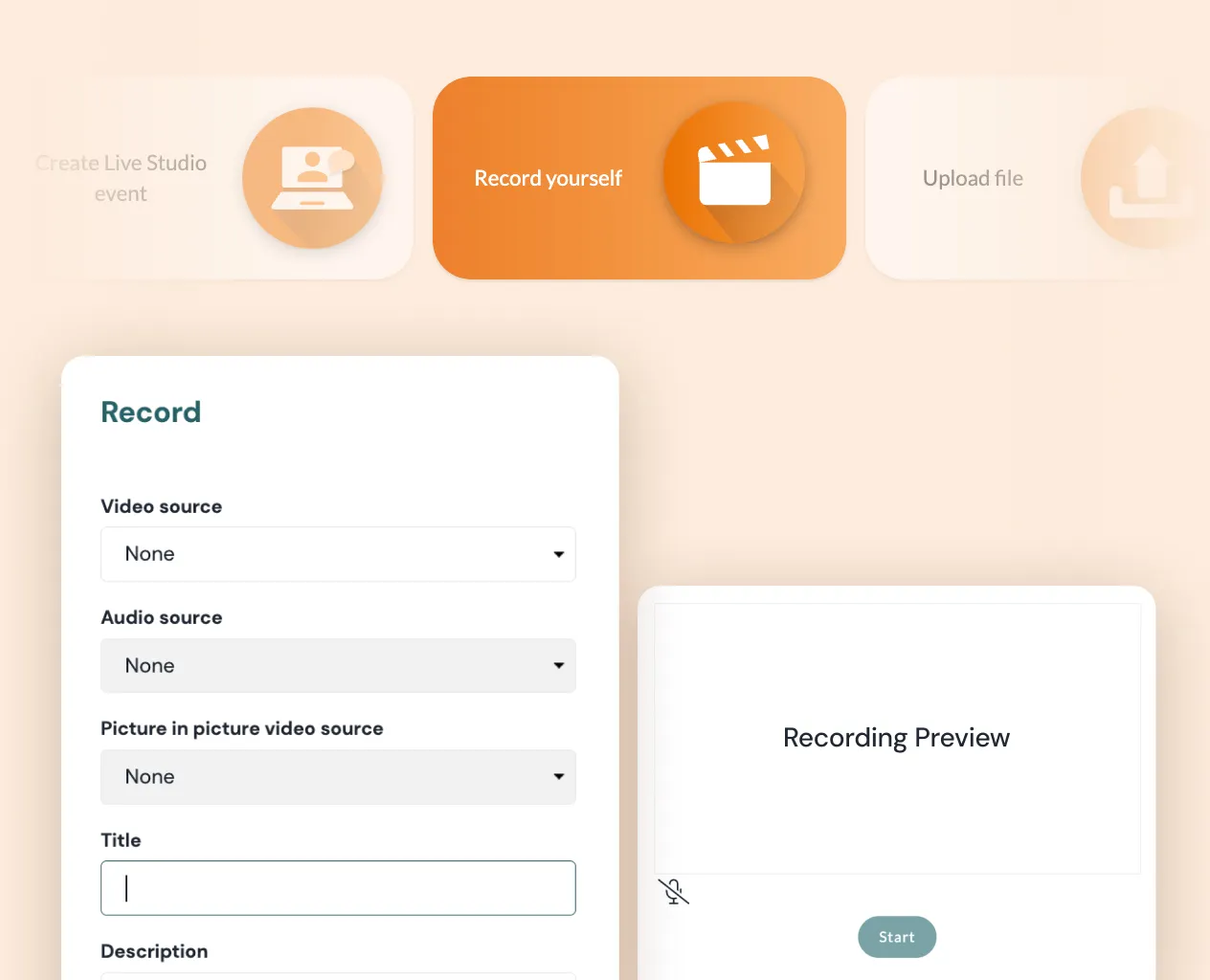 video recording Quickchannel