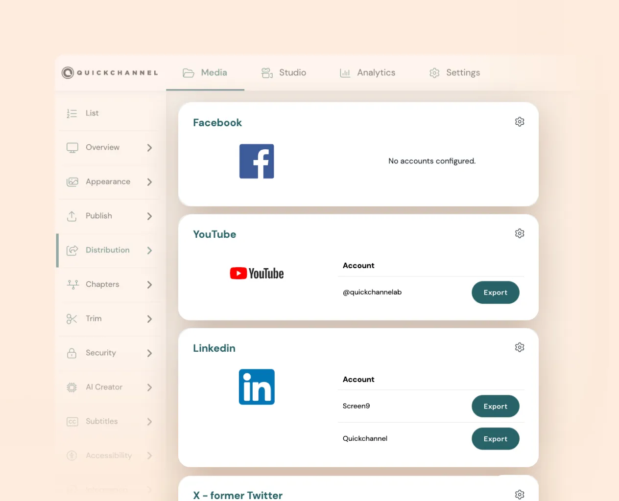 social media integration Quickchannel