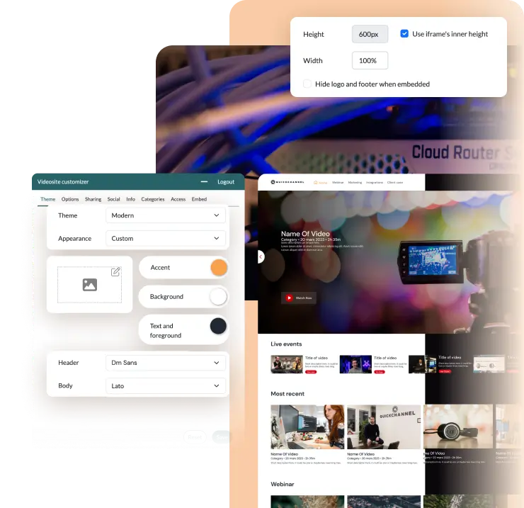 Videosite Quickchannel