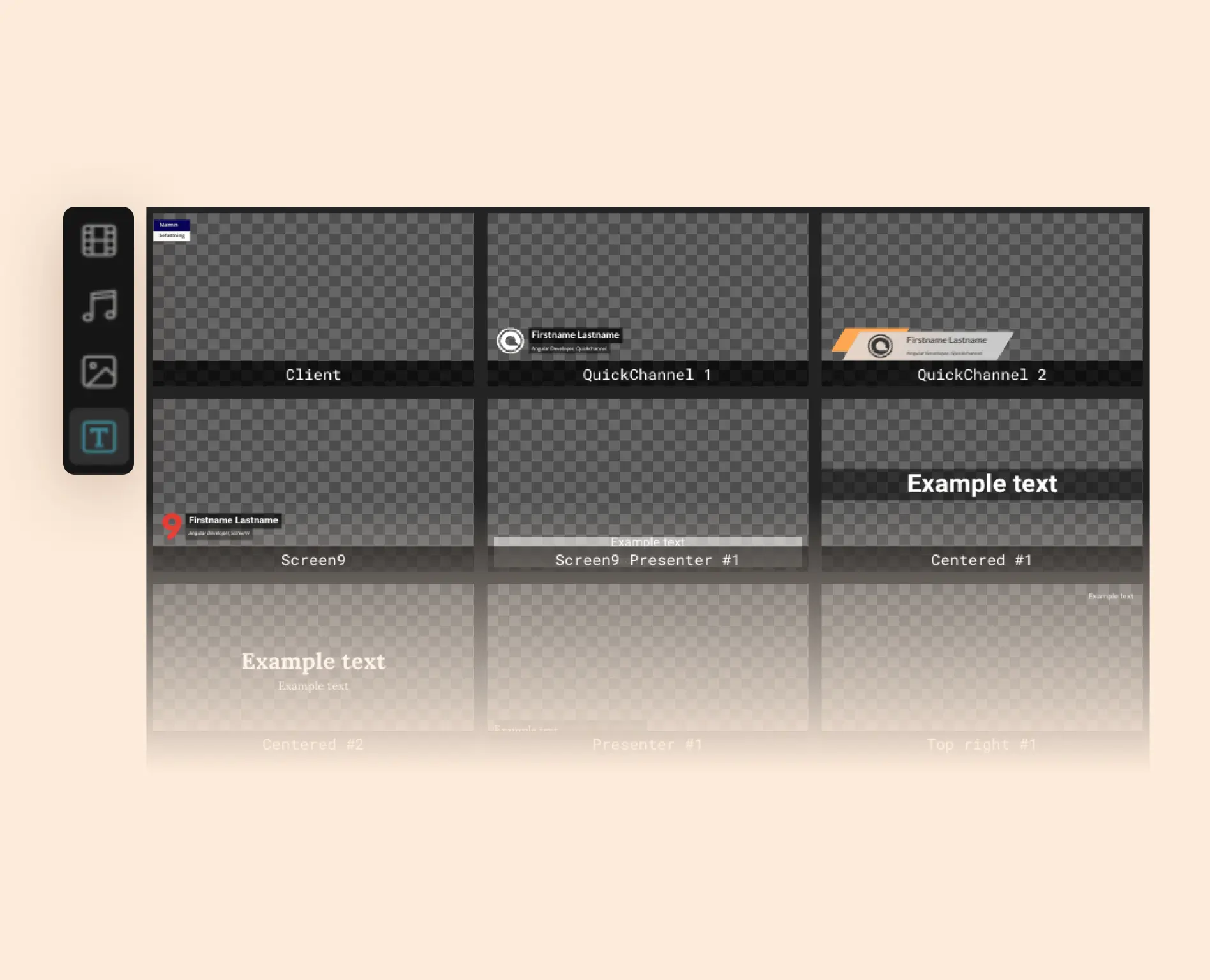 text and overlay video editor quickchannel