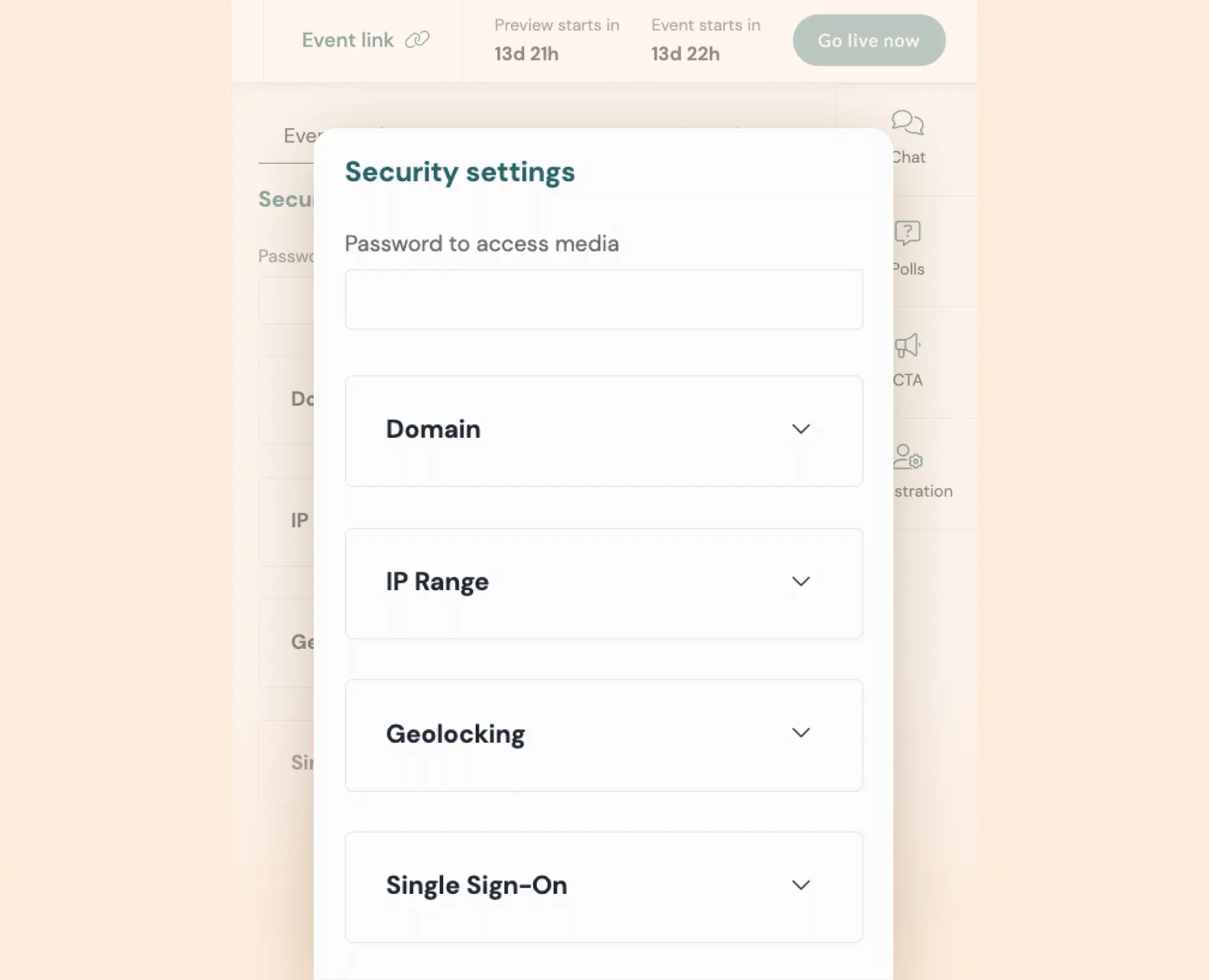 video security fine grained access management Quickchannel