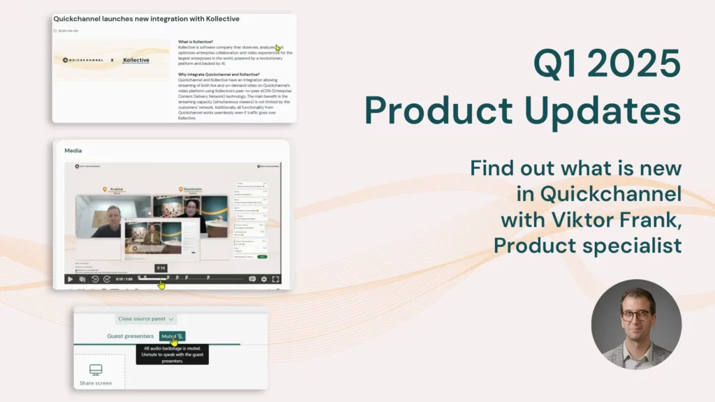 Q1 Product updates Quickchannel
